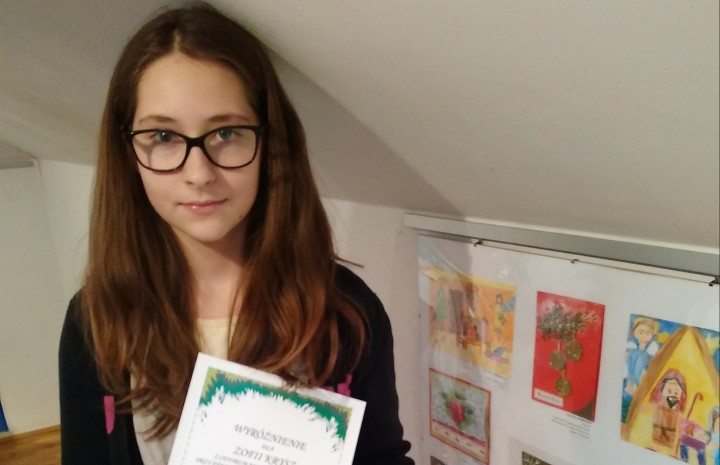 Zosia laureatką konkursu